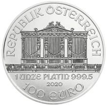 Moneda Filarmónica Viena de de Platino 1 oz 2022