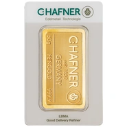 Lingote de Oro de 50 g C. Hafner