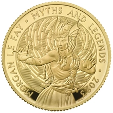 Moneda Mitos y Leyendas Morgana Proof de Oro de 1 oz 2024