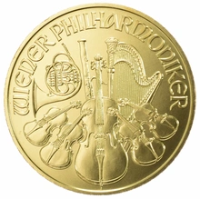 Moneda Filarmónica Viena de Oro de 1 oz 2015