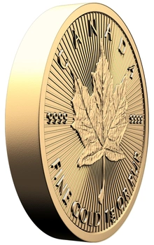 MapleGram 2026 25 x Monedas de oro de 1 g