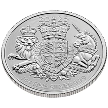 Moneda Escudo de Armas de Plata de 1 oz 2025