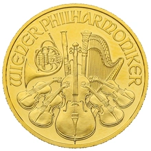 Moneda Filarmónica Viena de Oro de 1/4 oz 2021
