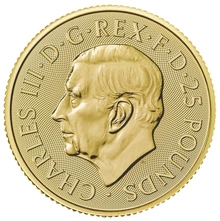 Moneda Britannia de Oro de 1/4 oz 2024