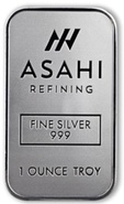 Lingote Asahi de 1oz de Plata