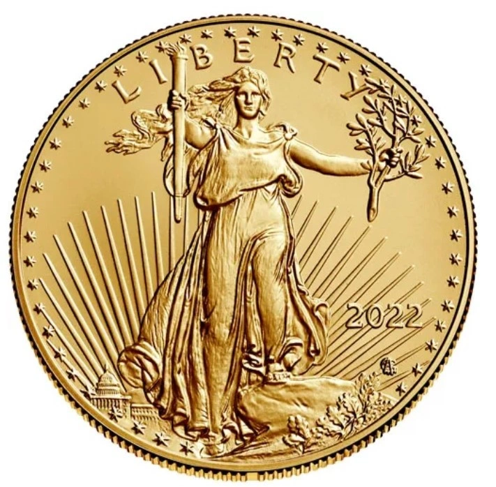 Moneda American Eagle de Oro de 1 oz 2022
