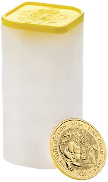 2026 León de la Reina - Bestias Tudor Moneda de oro de 1 onza