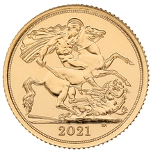 Moneda Medio Soberano de Oro 2021