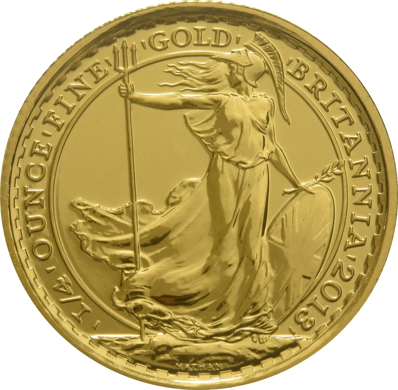2013 1/4oz Gold Britannia Coin