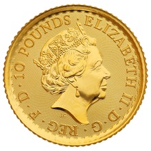 Britannia de 1/10oz de Oro 2023 - Isabel II