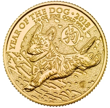 Moneda de Oro 1/4 oz Serie Lunar/Bestias de la Reina/Estándar