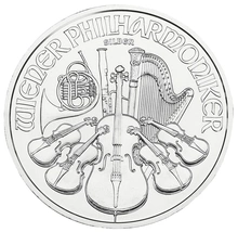 Moneda Filarmónica Viena de Plata de 1 oz 2021