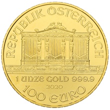 Filarmónica Austriaca de 1oz de Oro 2020