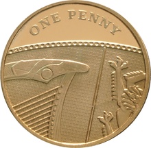 Moneda de Oro de 1 Penique de Nuestra Elección