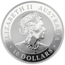 Moneda Cucaburra de Plata de 10 oz 2019