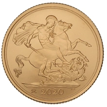 Moneda Soberano de Oro 2020 en Caja Original - Flor de Cuño Sin Circular