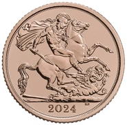 Moneda Medio Soberano de Oro 2024