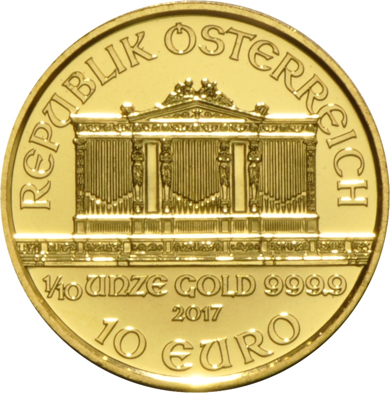 2017 Tenth Ounce Gold Austrian Philharmonic