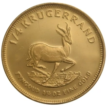 Moneda Krugerrand de 1/4 oz de Oro (de Nuestra Elección)