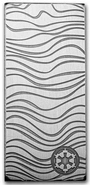 Moneda de Plata Rectangular de 10 oz - Guerra de las Galaxias™ Mandalorian Beskar