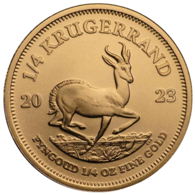 Moneda Krugerrand de 1/4 oz de Oro 2023