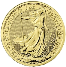 Moneda Britannia de Oro de 1 oz 2022
