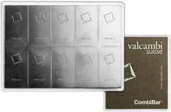 Paquete CombiBar de 10 x 10 g de Plata