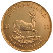 Moneda Krugerrand de 1 oz de Oro 2011