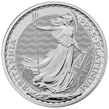 Moneda Britannia de Platina de Décimo de Onza 2026