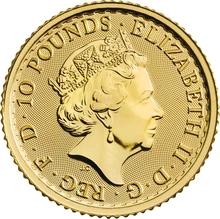 Moneda Britannia de Oro de 1/10 oz (de Nuestra Elección)