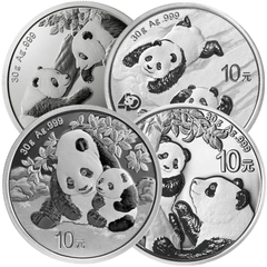 Panda Chino de Plata