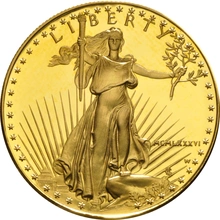 Moneda American Eagle de Oro de 1 oz Proof 1986