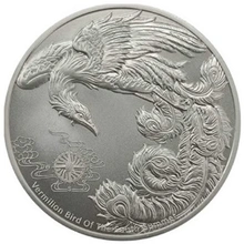 Moneda Plata 1 oz - "Ave bermellón 2023" Cuatro Guardianes