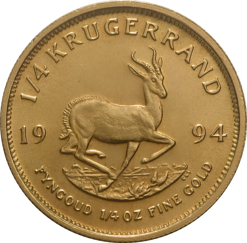Moneda Krugerrand de 1/4 oz de Oro 1994