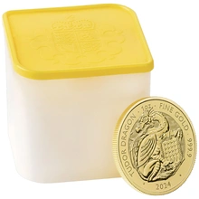 Tudor Dragon - Tudor Beasts 1 oz Moneda de Oro 2024