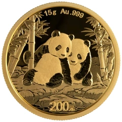 Moneda Panda Chino de Oro 15 g 2026
