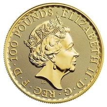 Moneda Britannia de Oro de 1 oz 2019