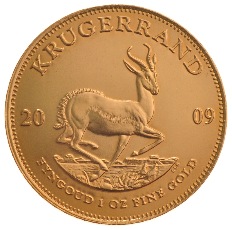 Moneda Krugerrand de 1 oz de Oro 2009