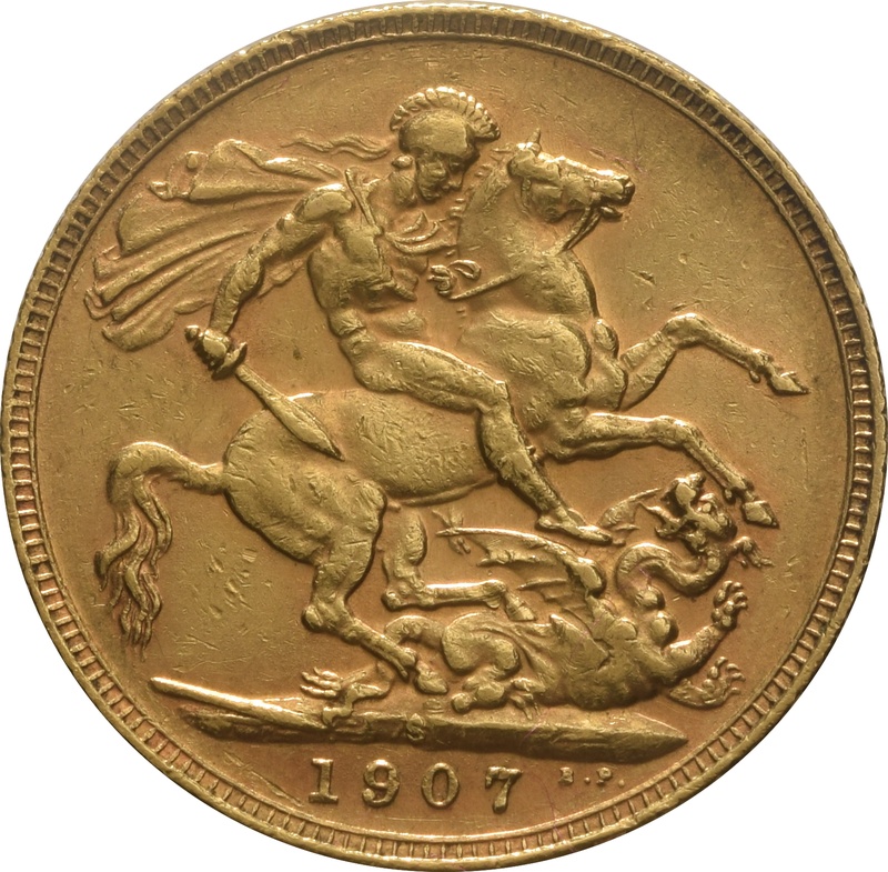 Soberano de Oro 1907 - Eduardo VII (S)