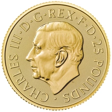 San Jorge y el Dragón 1/4 oz Moneda de Oro 2024