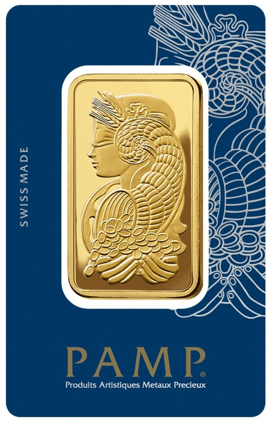 Lingote de Oro de 100 g PAMP