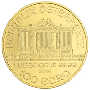 Moneda Filarmónica Viena de Oro de 1 oz 2019