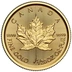 Maple Leaf Canadiense de 1/20 oz de Oro 2025