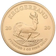 Moneda Krugerrand de 1 oz de Oro 2020