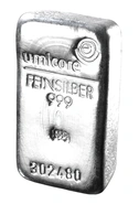 Lingote de Plata de 500 g Umicore