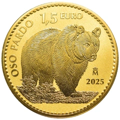 Moneda de Oro del Oso Pardo 1oz