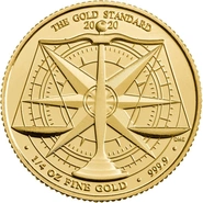 Royal Mint Patrón de 1/4 oz de Oro 2020