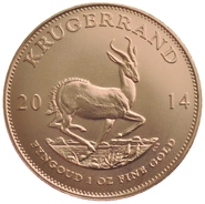 Moneda Krugerrand de 1 oz de Oro 2014