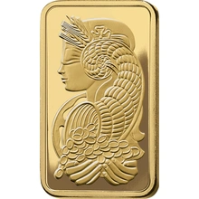 Lingote de Oro de 3 Tola PAMP