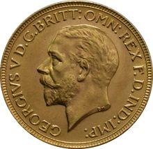 Moneda Soberano de Oro 1931 Jorge V (SA)